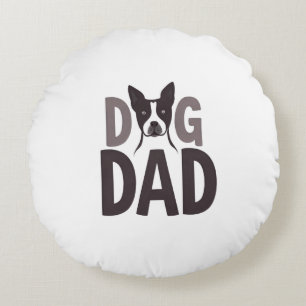 Cojín Redondo Proud Dog Dad Apparel & Accessories