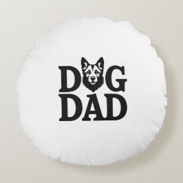 Cojín Redondo Proud Dog Dad Apparel & Accessories