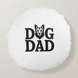 Cojín Redondo Proud Dog Dad Apparel & Accessories