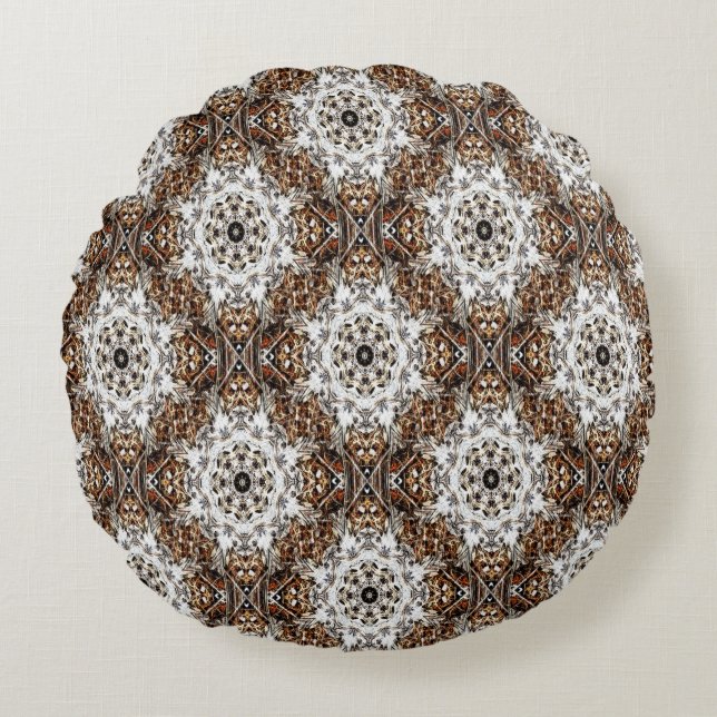 Cojín Redondo Prueba de madera..... (Anverso)