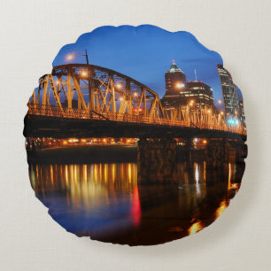 Cojín Redondo Puente de Hawthorne