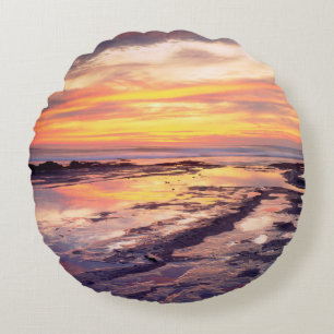 Cojín Redondo Puentes de marea Sunset Cliffs
