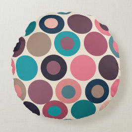 Cojín Redondo Puntos del horizonte