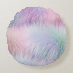 Cojín Redondo Puro arcoiris pastel
