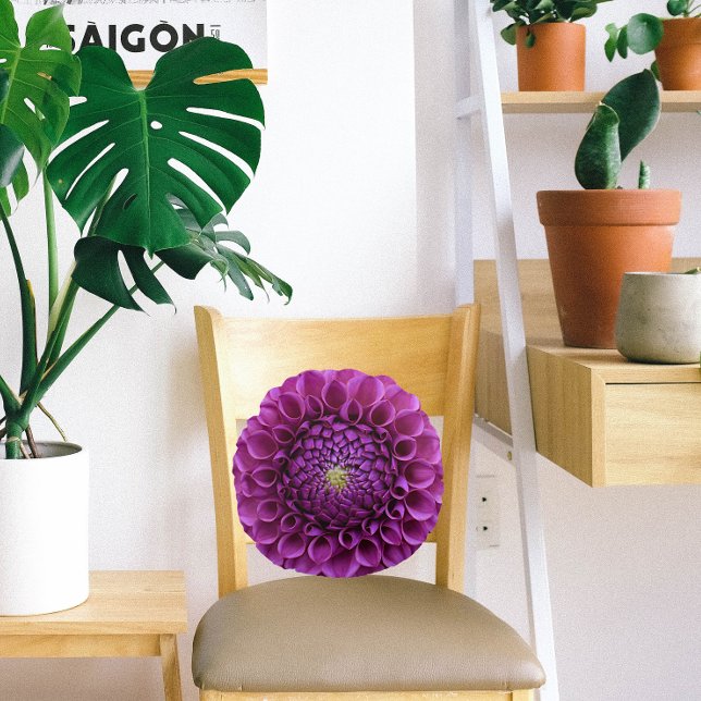 Cojín Redondo Purple Ball Dahlia (In Situ Chair)