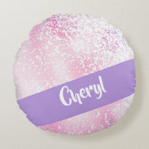 Púrpura, rosa y blanco purpurina sombrío