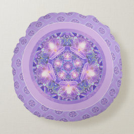 Cojín Redondo Púrpura W1