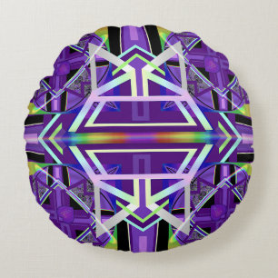 Cojín Redondo Púrpura W3