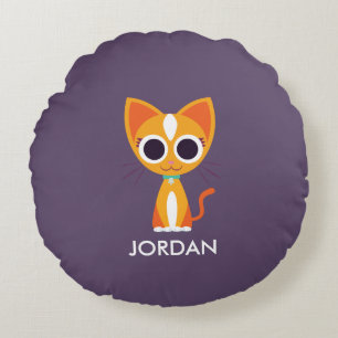 Cojín Redondo Purrl el gato