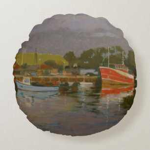 Cojín Redondo Quay Salcombe 2 del pescador