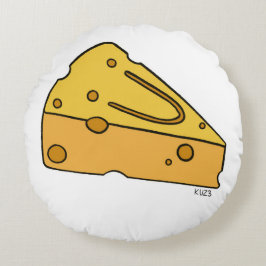 Cojín Redondo Queso Cutiño Sonriente