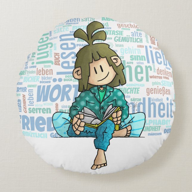 Cojín Redondo Quinn - Buch lesen (Anverso)