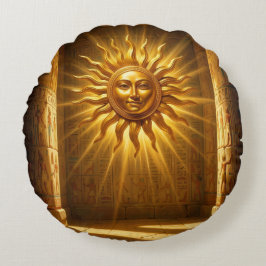 Cojín Redondo Ra – Ägyptischer Sonnengott´1