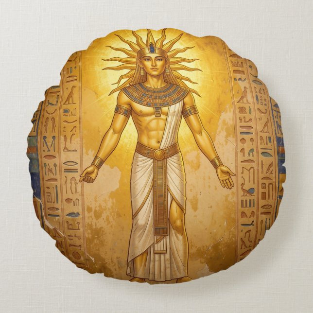 Cojín Redondo Ra – Ägyptischer Sonnengott´2 (Anverso)