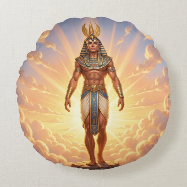 Cojín Redondo Ra – Ägyptischer Sonnengott´4 (Anverso)