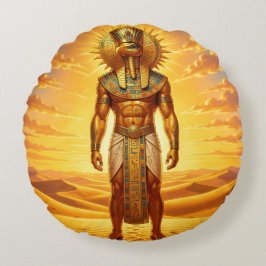 Cojín Redondo Ra – Egyptian Sun God´1