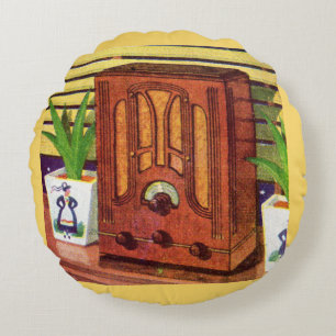 Cojín Redondo Radio de la catedral de 1937