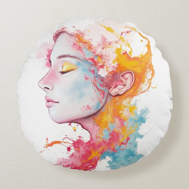 Cojín Redondo Radio interior (Anverso)