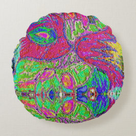Cojín Redondo Rainbow Sherbert