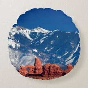 Cojín Redondo Rastro equilibrado de la roca