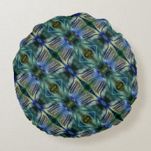 Rayas transversales curvadas en azul y verde llama