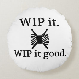 Cojín Redondo Recorte De Obra En Curso