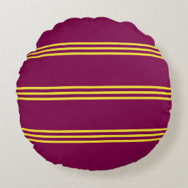 Cojín Redondo Red and Yellow Round Pillow
