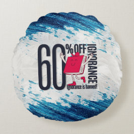 Cojín Redondo Red Book Character Ignorance Banned Round Pillow