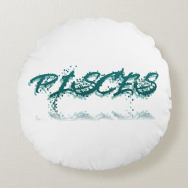 Cojín Redondo Reflexión de Pisces