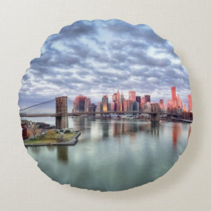 Cojín Redondo Reflexiones magníficas de la opinión y de la