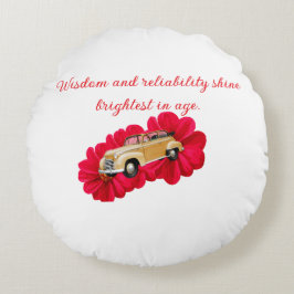 Cojín Redondo Regalo de cumpleaños