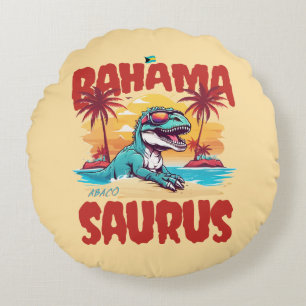 Cojín Redondo Regalo de recuerdo de Bahamas: Abaco Bahamas Baham
