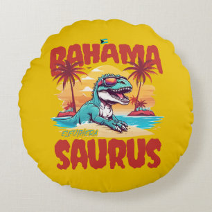 Cojín Redondo Regalo de recuerdo de Bahamas: Eleuthera Bahama Sa