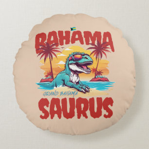 Cojín Redondo Regalo de souvenirs de Bahamas: Grand Bahama Sauru
