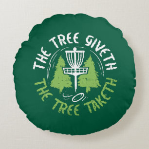 Cojín Redondo Regalo del jugador de disco de golf de disco de go