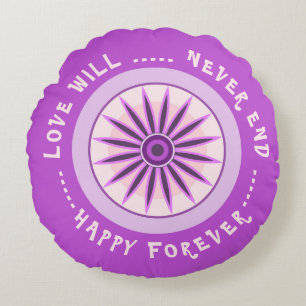 Cojín Redondo REGALO PARA MAMÁ, HERMANA, HIJA, AMIGO, novia