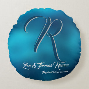 Cojín Redondo Regalo personalizado de inauguración de casa famil