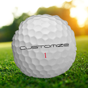 Cojín Redondo Regalos de Pelotas de Golf Personalizadas Serie de