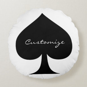 Cojín Redondo Reina negra de espadas Black Thunder_Cove