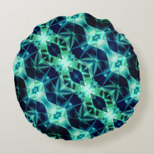 Relación acrílica azul-verde, formas de espejado d