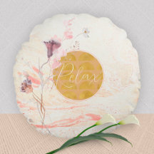 Relajante Floral Dorado Romántico Suaves Colores L