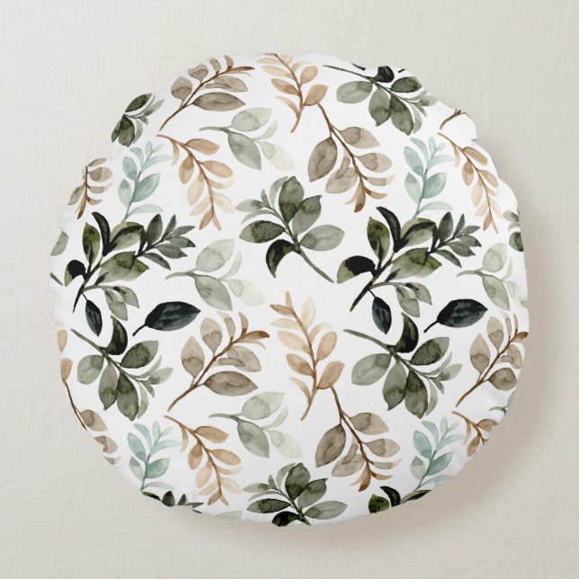 Cojín Redondo Relájate (Anverso)