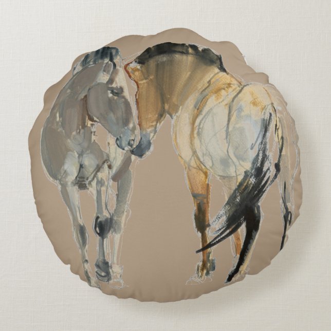 Cojín Redondo Rencontre (Reverso)