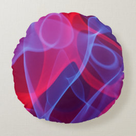 Cojín Redondo Resumen colorido