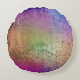 Cojín Redondo Resumen de fondo de pared de color gris antiguo, a