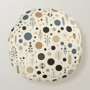 Cojín Redondo Resumen de Woodland