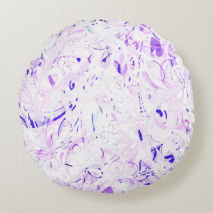 Cojín Redondo Resumen Mandala 2