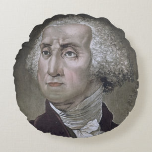 Cojín Redondo Retrato de George Washington, de 'Le Costume An