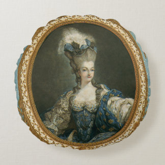 Cojín Redondo Retrato Janinet de Marie-Antoinette Bella Artes