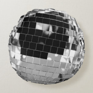 Cojín Redondo Retro Disco Ball Glam #1 #retro #wall #art